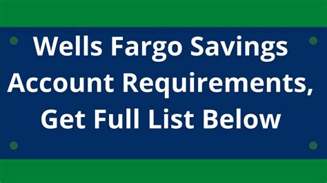 Here are the key details:⁶ ⁷. . Wells fargo nonprofit account requirements